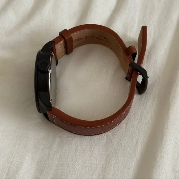 Citizen Men's Black and Brown Watch